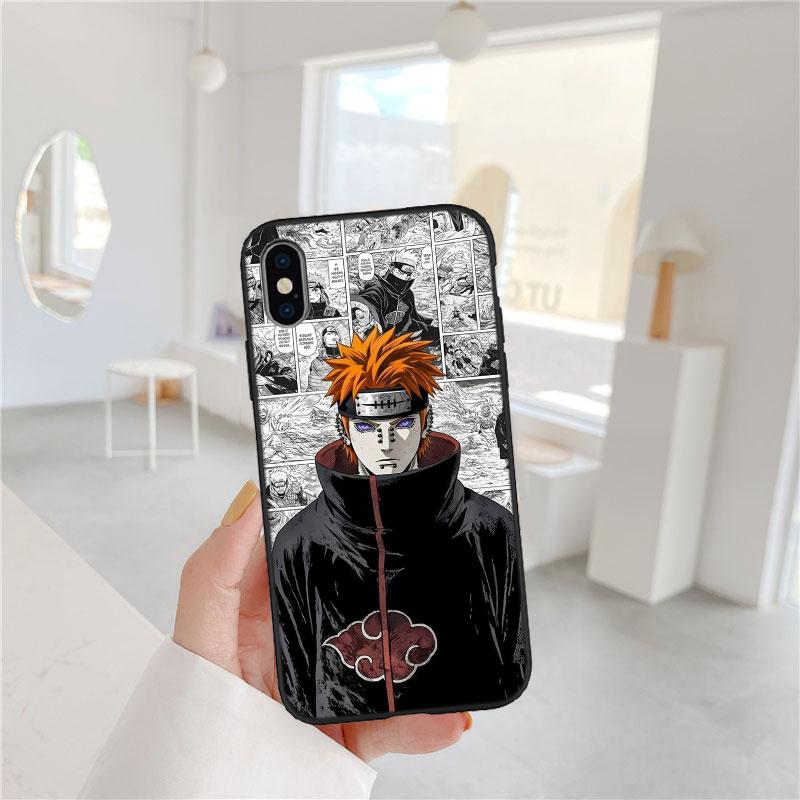 PP5 Аниме Наруто Акацуки Мягкий чехол для телефона для Redmi Note 10 11 12 Pro Max 10S 10C 10T 11A 11S 12S 12C