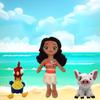 non-toxic Cute Movie Animals Moana PlushToy Stuffed Animal Dolls Cartoon Moana 2 Pet Pig Silly chicken Plushies Birthday Party Decorations