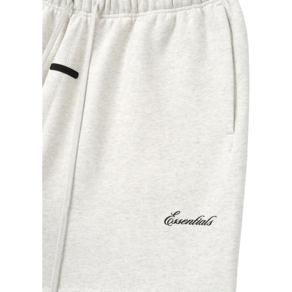 Fear of God Essentials Signature Classic Шорты-свитшот Овсяный меланж Унисекс Низ Кремовый 160AS264102F