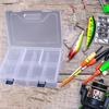 Съемный ящик для рыболовных снастей Luya Bait 2 шт. Двойной 8-ячеечный пластиковый органайзер для хранения Большой настольный органайзер для рыбалки138