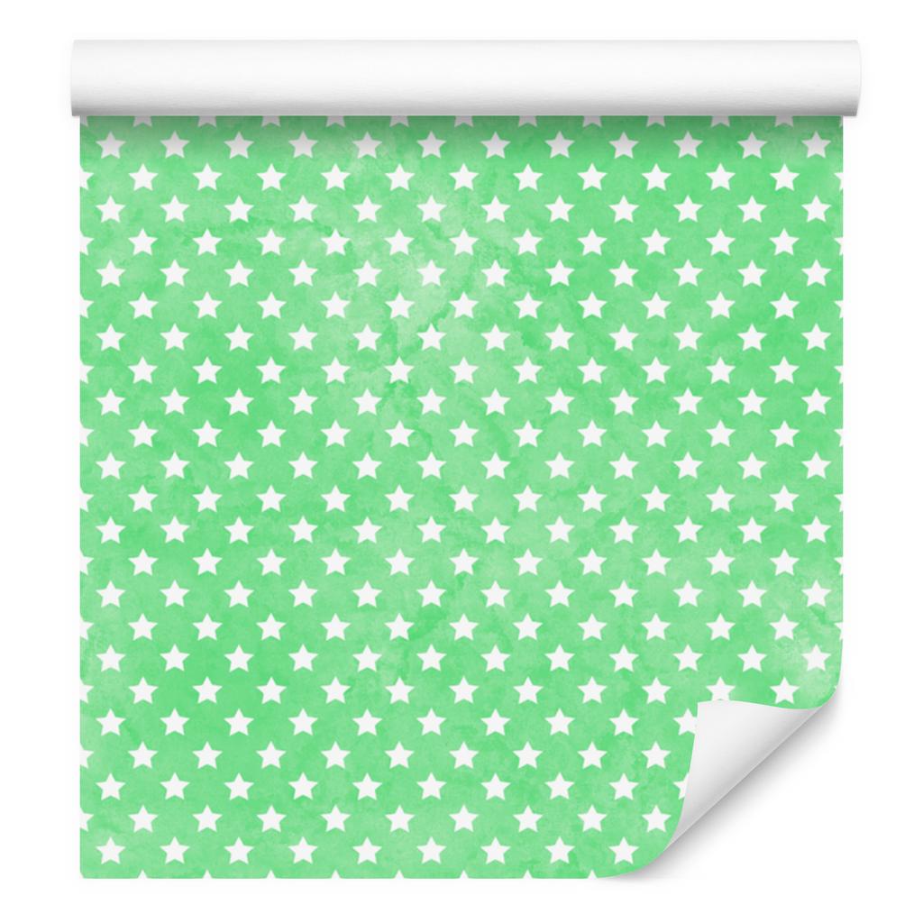 Mint Stars Wallpaper, mint background for Living Room and Bedroom 50x1000