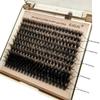 Fluffy Thick Lash Clusters DIY Eyelash Extension 10-18MIX D Curl Lash Clusters 100D Wispy Individual Eyelash Extensions Clusters