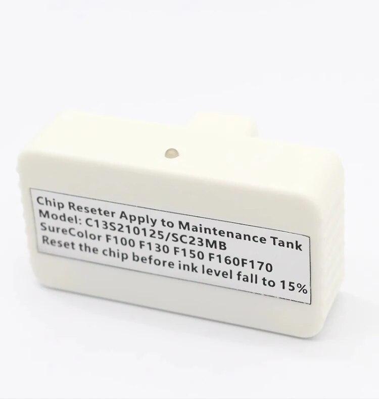 F170 C13S210125 S2101 S210125 чип-декодер SC23MB для Epson SureColor F100 F130 F150 F160 F170, устройство для сброса коробки обслуживания принтера