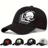 Unisex Helmeted Man Embroidery Baseball Caps Spring and Autumn Outdoor Adjustable Casual Hats Hip Hop Hat Sunscreen Hat