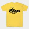 Мужская черная футболка с принтом The Moops Печать на трансферной бумаге без вырезания Хлопковая футболка