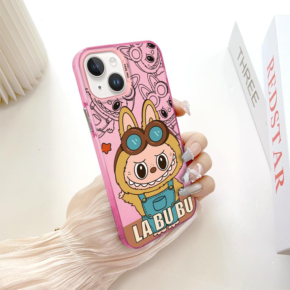 Модный красочный серебристый двусторонний чехол для телефона, мягкий край, жесткий чехол, полная защита, противоударный чехол для телефона для Samsung A16 A55 Xiaomi Redmi 14C Poco C75