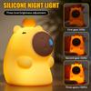 Silicone Capybara Night Lights Portable USB Rechargeable Animal Touch Control Lamp For Children's Gift Home Bedroom Decor