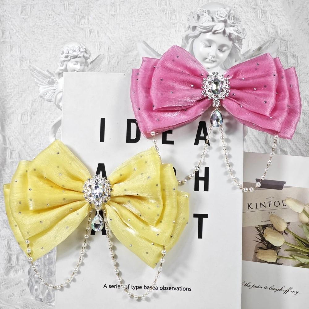 Pearl Hair Clips Princess Hairpins New Hair Ribbon Children Gifts