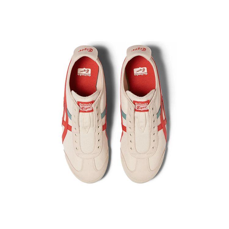 ONITSUKA TIGER Mexico 66 Slip-On Удобные Тканевые Кожаные Нескользящие Прочные Легкие Низкие Повседневные Кроссовки для Бега 1183A360-210