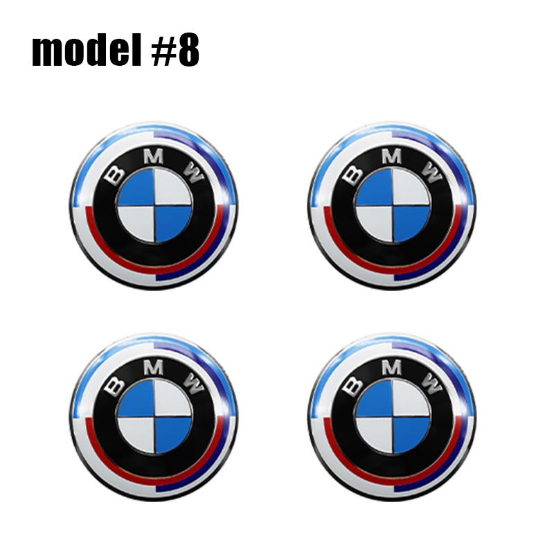 4Pc 56mm+60mm Car Logo Wheel Center Cap Emblem For BMW M Performance E46 E90 E60 F10 E39 F30 E36 F20 E87 E90 E70 Hub Cover Badge