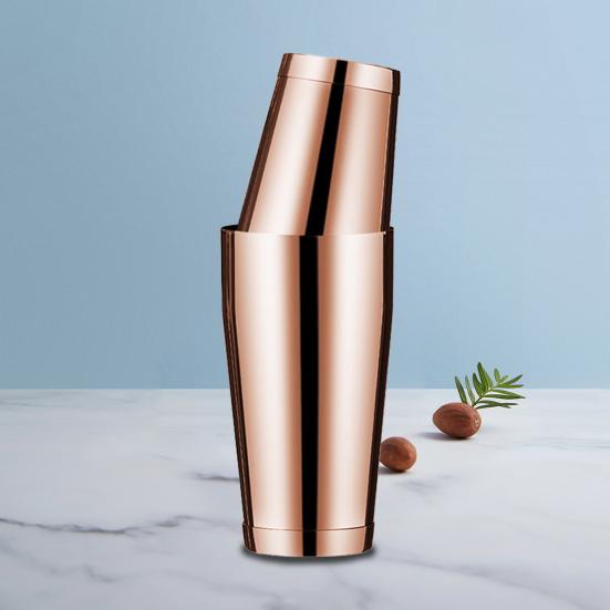 Прочный шейкер для коктейлей на 600 мл/800 мл с гладкой поверхностью из нержавеющей стали для барменов