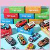 Simulation Mini Inertial Plastic Car Model Children Toy For Creative Play And Development