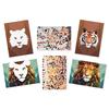 A4 Numbered Sticker Painting Kit Wild Animals 2 Pieces