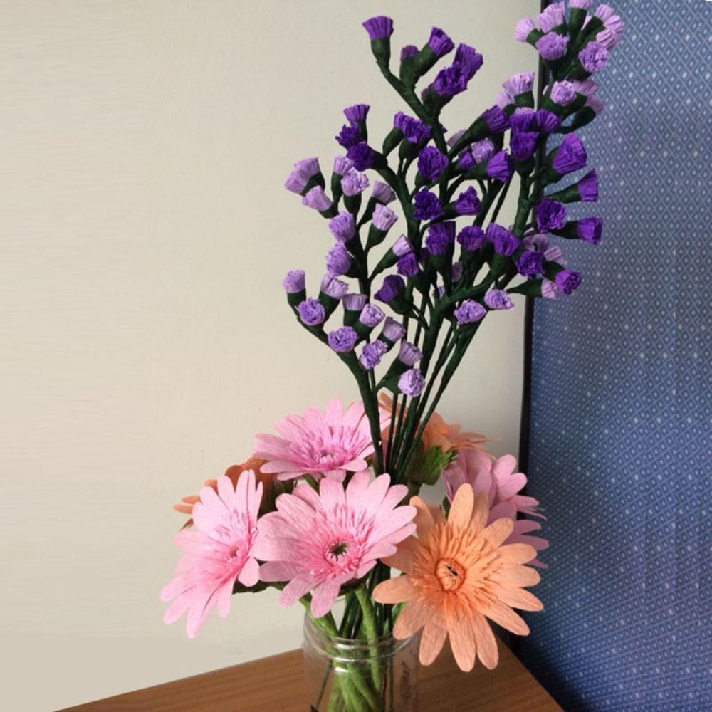 Цветной рулон гофрированной бумаги оригами гофрированная гофрированная бумага поделки своими руками цветы украшения подарочная упаковочная бумага поделки