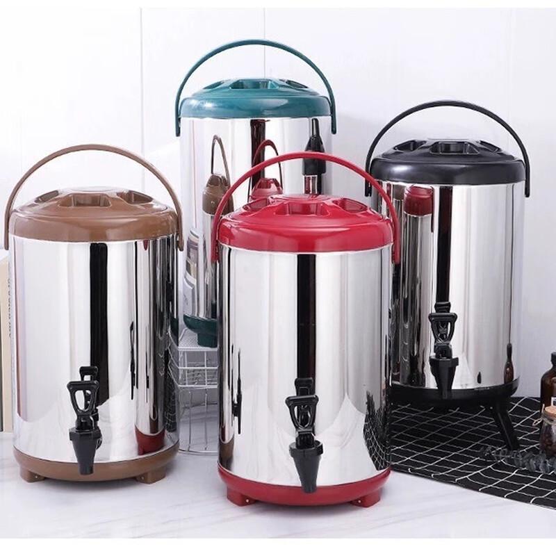 Stainless Steel Insulated Beverage Dispenser with Faucet