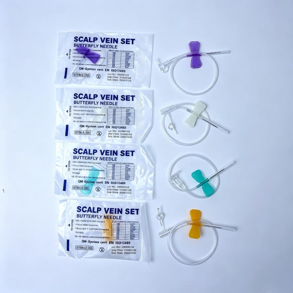 Animal Double Winged Butterfly Infusion Needle Disposable Straight Mouth Pet Venous Blood Collection Infusion Needle