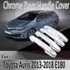 Для Toyota Auris E180 хэтчбек (К) Scion iM 2013 ~ 2018 Стайлинговые наклейки, украшение, хромированная крышка дверной ручки автомобиля
