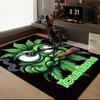 1PC Custom Name "Green Leaf Fun" Theme Floor Mat Ideal for Living Room, Game Rooms, Office, Bedroom Floor Mat Design