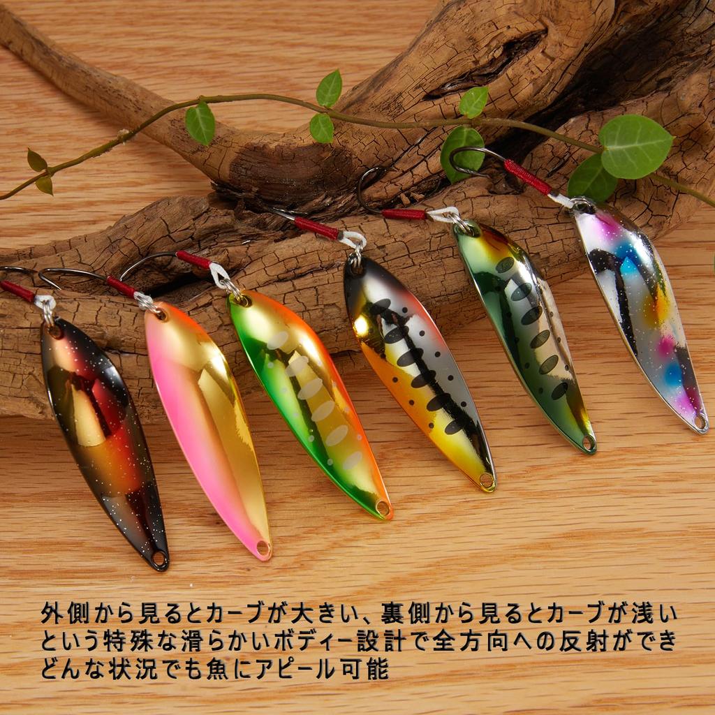 REEF DREAM Ложки Форель Толщина 5 г 9 г 14 г Горный поток Приманка Форель Ложки Лосось Лосось Голец Ямаме Основной поток Покрытый групер Барракуда Соль