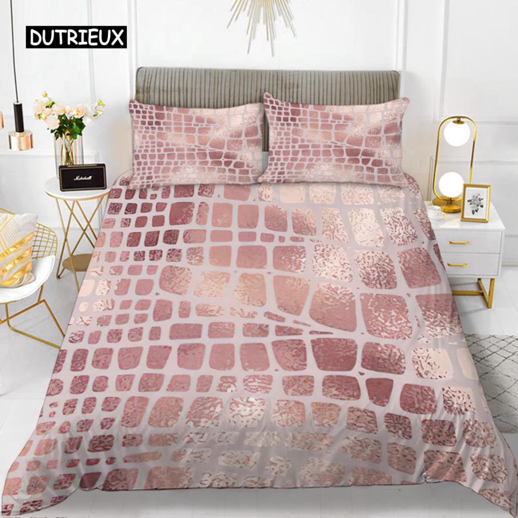 Комплект постельного белья с леопардовым принтом, розовый, шикарный, для девочек, комплект постельного белья с принтом гепарда для мальчика-подростка, полиэстер, наволочка с изображением диких животных