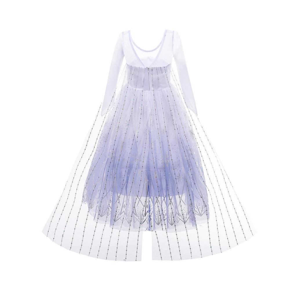 Платье принцессы для девочек, праздничный карнавальный костюм на Хэллоуин и Рождество, детские праздничные платья фиолетового цвета, От 3 до 10 лет