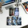 Сине-белый Чехол для телефона Grace Черный Силиконовый Мягкий Для Samsung Galaxy A73,A72,A71,A70,A53,A52,A51