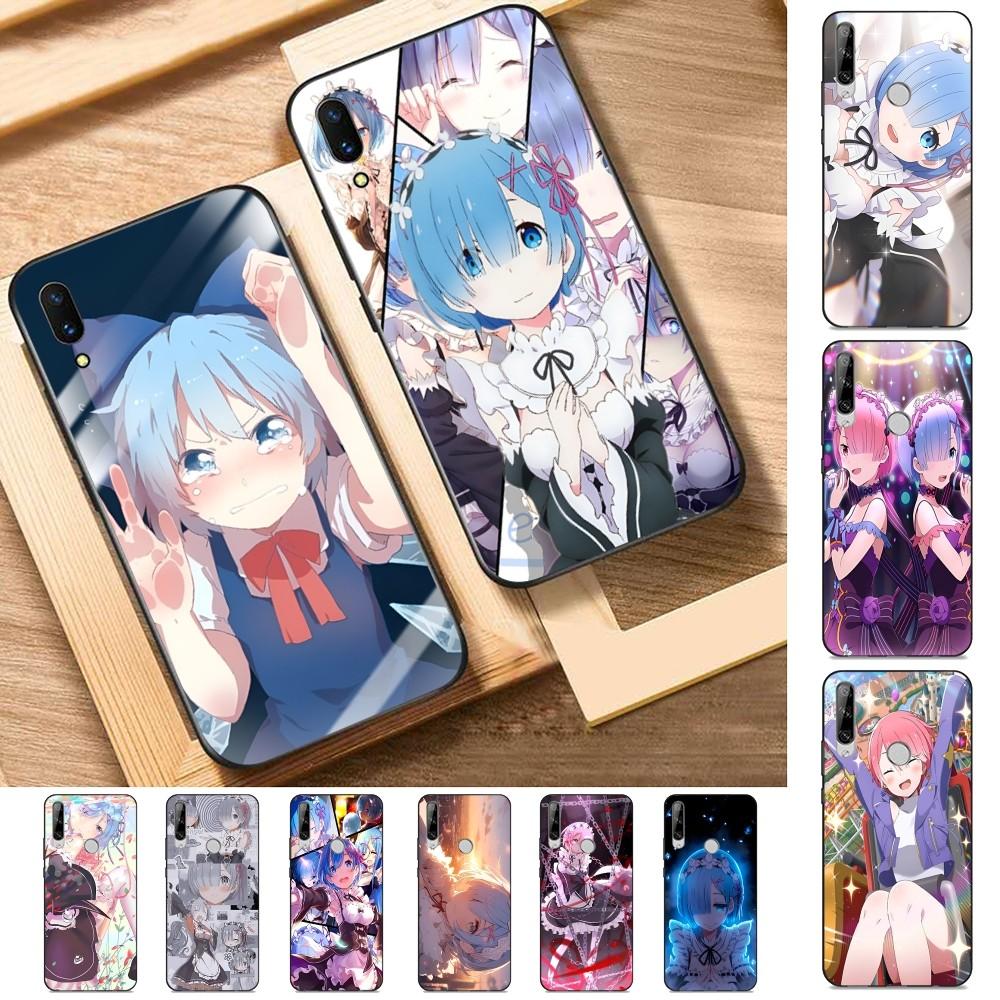 Чехол для телефона ReZERO Рам Рем для Huawei Y9 6 7 5 Prime Enjoy 7s 7 8 plus 7a 9e 9plus 8E Lite Psmart