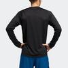 adidas Тренировочная Фитнес Повседневная Спортивная Футболка с Круглым Вырезом Логотип Тренажерный Зал Мужские Топы Черный DQ2846