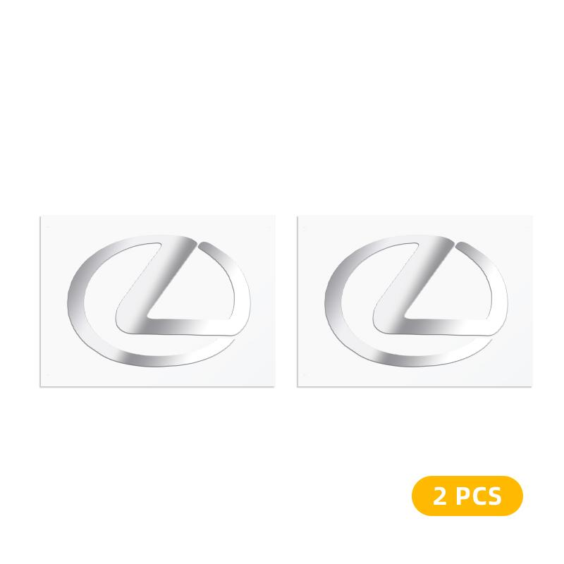 GEFF2 2/5/10pcs Car 3D Metal Stickers Auto Logo Decals Styling For Lexus F SPORT IS250 IS200 CT200h GS300 LS430 RX450h LX570 IS300