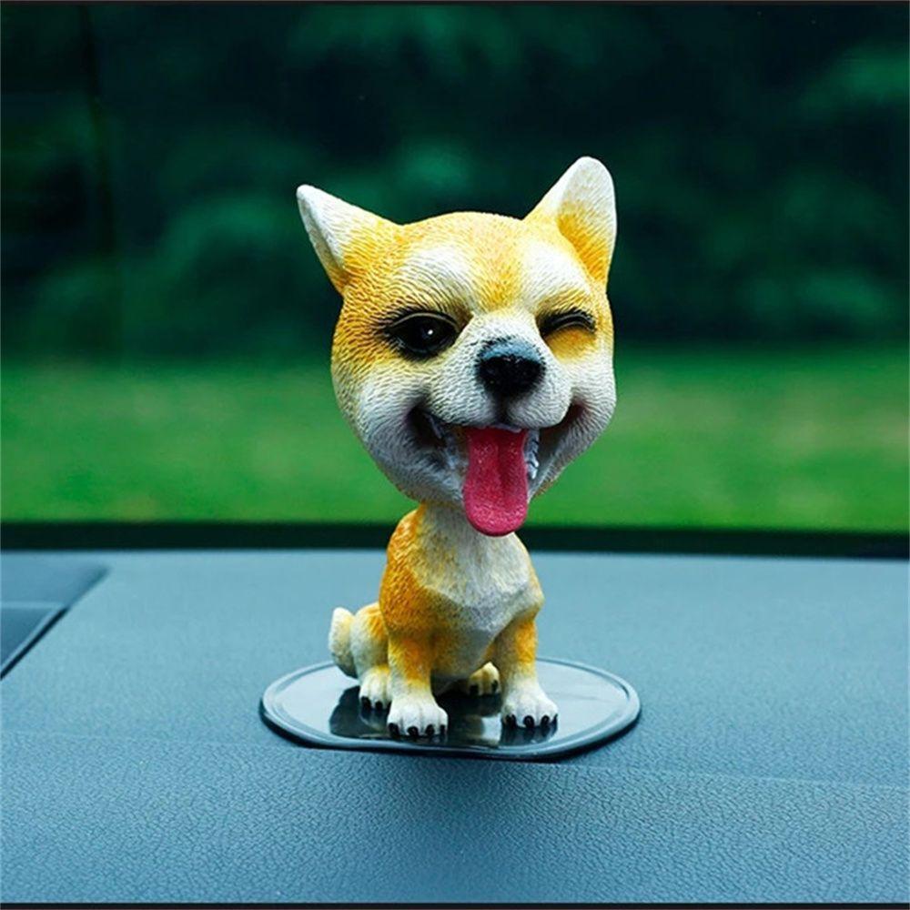 Декор для приборной панели для собак, собака-пупс, трясущая головой, собака кивает, игрушки для щенков, машина, встряхивает головой, собака