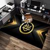 [Rangers FC Printed Carpet] Non-slip Office Rug, Cozy Area Carprt for Living Room Use, Soft Home Sofa Chair Mat