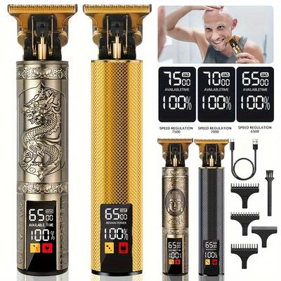 Профессиональный винтажный набор машинок для стрижки волос и триммеров, аккумуляторный беспроводной набор для стрижки и ухода за волосами для мужчин, триммер для бороды с
