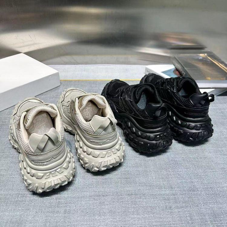 Весенние и осенние туфли Paris Tire, женские летние туфли Daddy, подошва на платформе, шнуровка, цветовое сочетание, спортивная и повседневная обувь, прилив