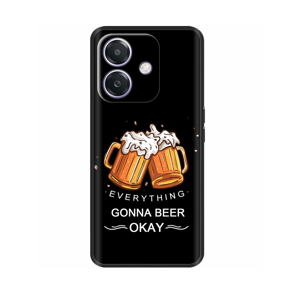 Для OPPO A3X A3 4G 5G Чехол Накладка на телефон Крутой Милый Мягкий Гладкий Жидкий Силикон Бампер для OPPO A3x A3 A40 4G A60 5G Корпус Fundas