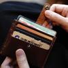 Мужской Женский Кошелек-Кардхолдер из Искусственной Кожи с RFID Защитой Тонкий Минималистичный Чехол для Кредитных Карт Маленький Кошелек для Мелочи Карманный Кошелек на Кнопке Органайзер