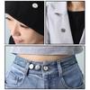 5pcs Replacement No-Sewing Metal Button Detachable Pants Pins Portable Repair Kit