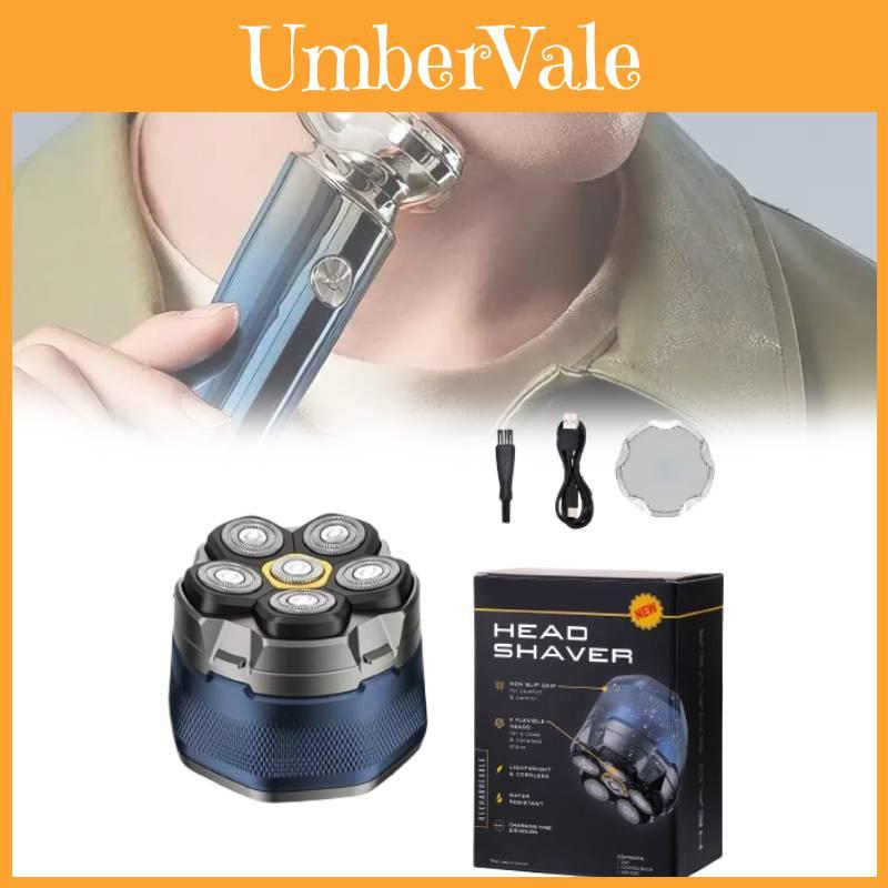 Powered Electric Shaver With Water Washable Design And Multiple Rotation Blades For Men