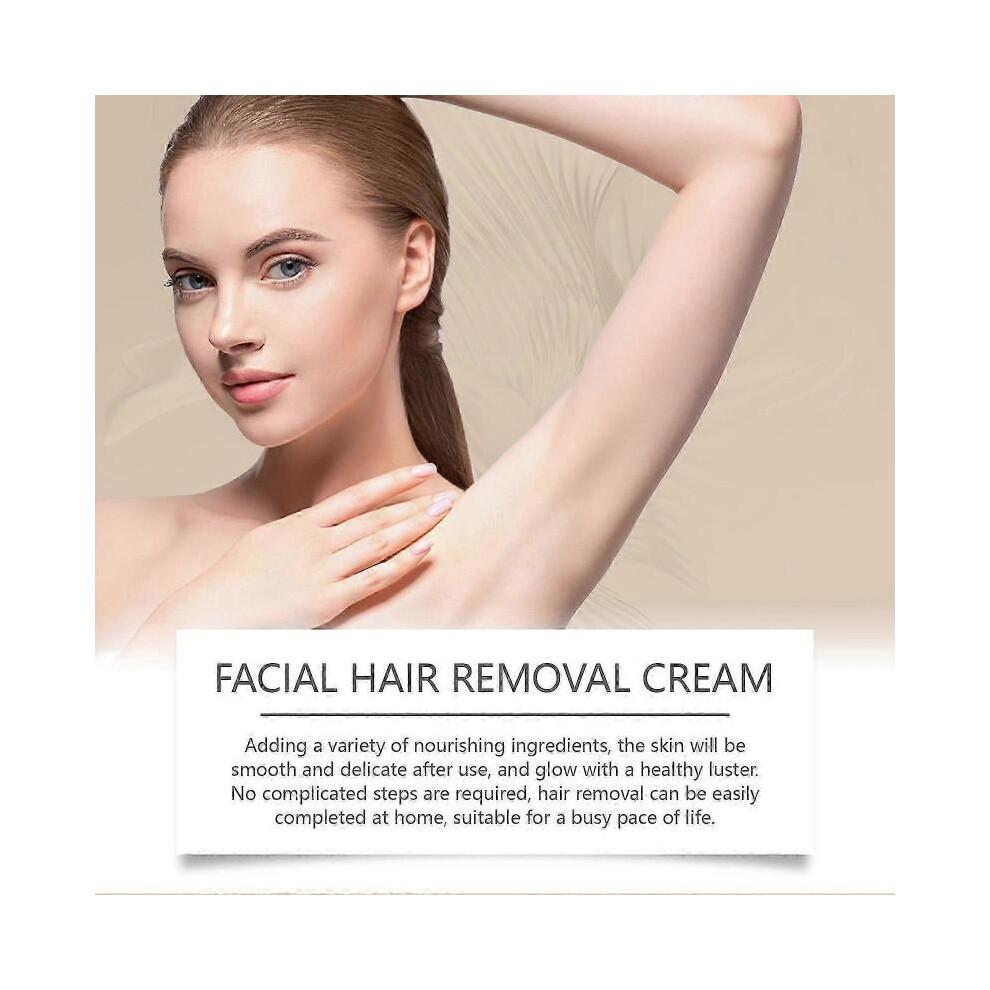 Coconut facial gentle hair removal cream Facial hair removal men and women lips and beards are gentle and not irritating
