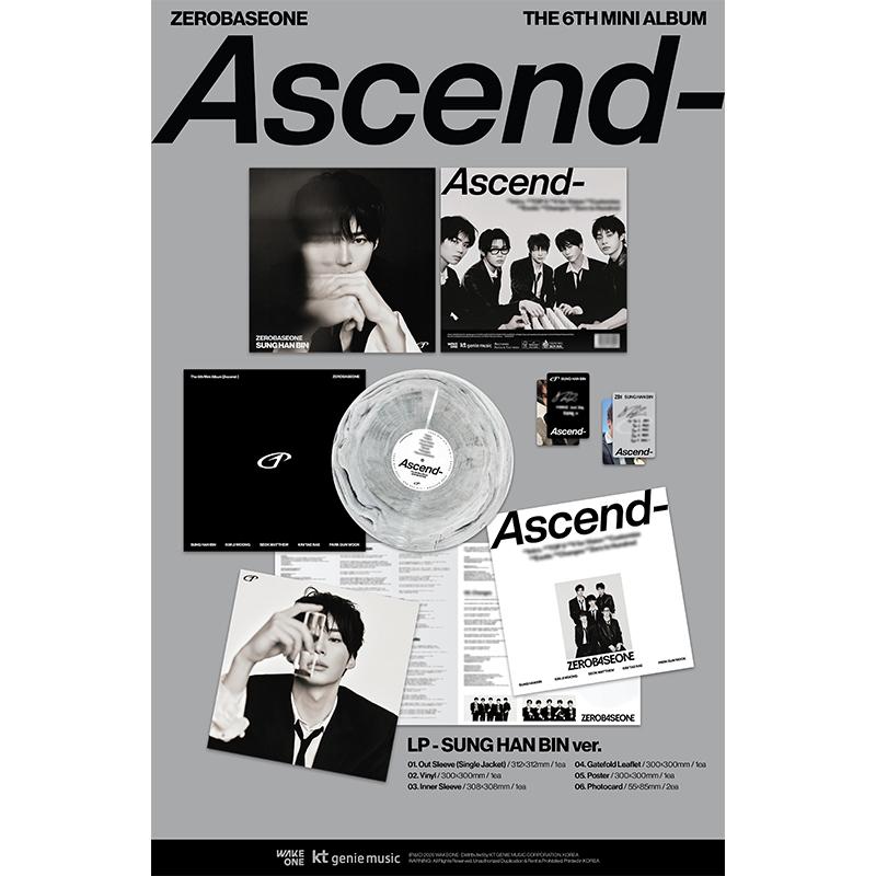 [Предзаказ] ZEROBASEONE - 6-й мини-альбом [ASCEND-] LP Версия. (Ограниченный выпуск)