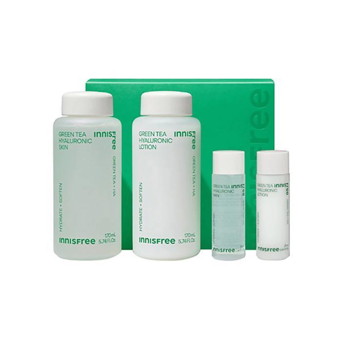 Innisfree Набор Innisfree с зеленым чаем и гиалуроновой кислотой Набор с зеленым чаем (28554186)
