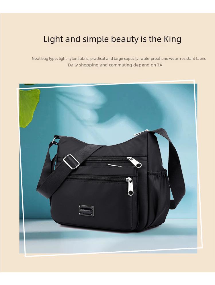 Сумки через плечо и сумки-мессенджеры из ткани Оксфорд 2024 года большой вместимости для женщин среднего и пожилого возраста