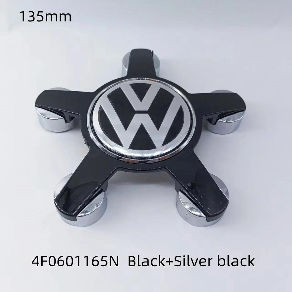 DKRSE1 For VW Volkswagen Jetta MK5 Golf 4pcs 135mm Volkswagen Golf Polo Car Wheel Center Caps 5Pins Rim Hub Cover Hubcap Logo Badge Emb