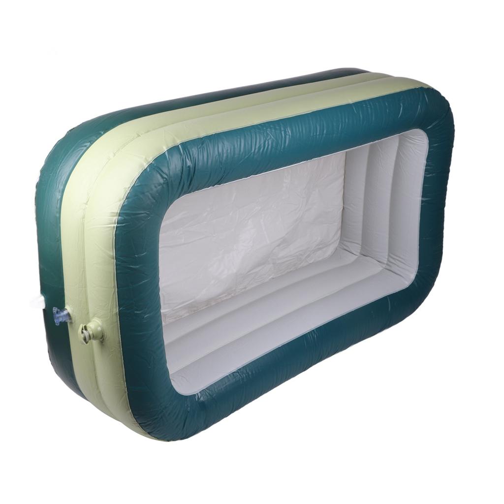 Надувной бассейн прямоугольной формы с милыми узорами, складной утолщенный бассейн из ПВХ для детей