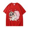 Singer Feid and Karol G Cartoon Graphic T Shirts Summer Trend Hip Hop Short Sleeve T-shirt Unisex Fashion Casual Loose T-shirts