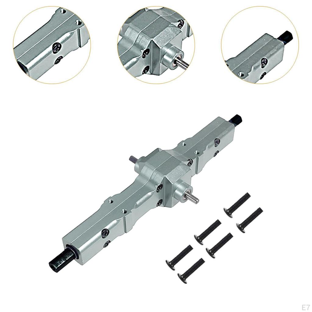 Middle Bridge Axle RC Metal DIY Parts Aluminum Alloy 1/16 Spare Set