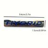 HYBRID Hybrid Power Metal Car Emblem, Suitable for Car Trunk Rear Side Body Sticker Decorative Decal Accessories