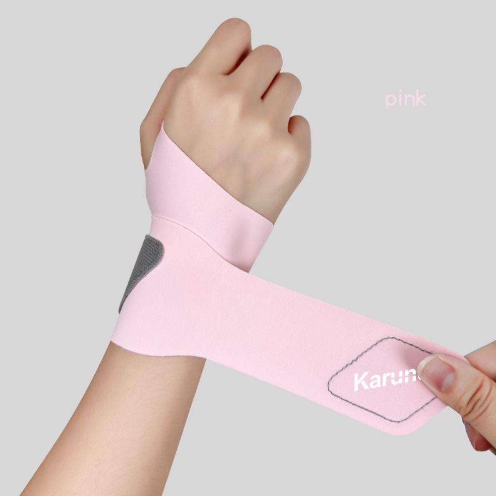 Spandex Sport Wrist Guard with Fastener Tape Wrist Support Brace Wristband Badminton Basketball