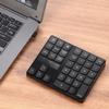 2.4G Беспроводная цифровая клавиатура Портативная 35-клавишная офисная клавиатура для финансового учета Встроенная