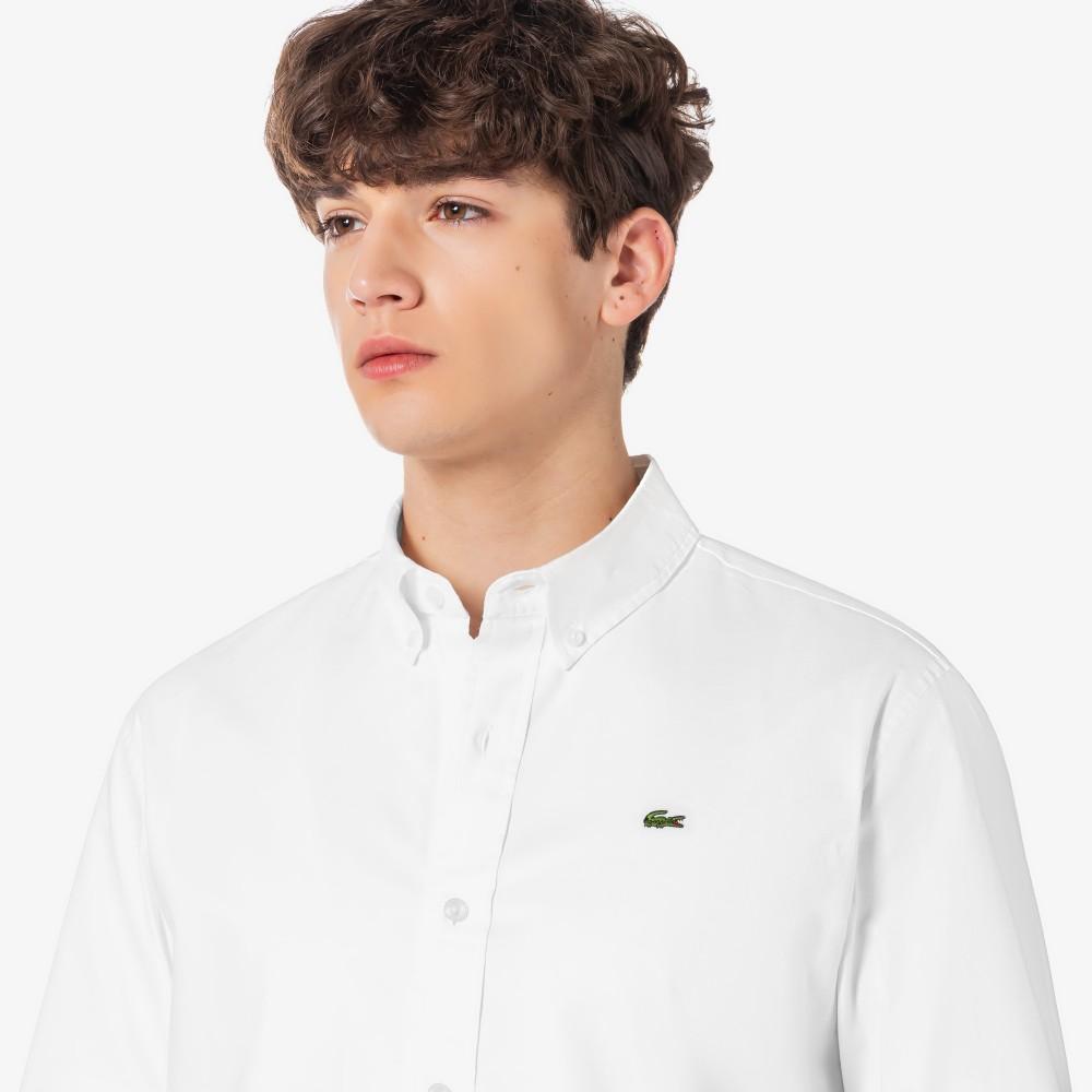 Lacoste Мужская базовая оксфордская рубашка CH154E-56G001