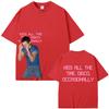 Kiss All The Time Disco Occasionally Album Same Style Print Tshirt Men Fashion Pop Music T Shirt Male Cotton Oversized Tshirts